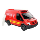 Carrinho Infantil Van Supervan Resgate Roma Brinquedos