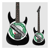 Mini Guitarra Jeff Hanneman Heineken - Axe Heaven