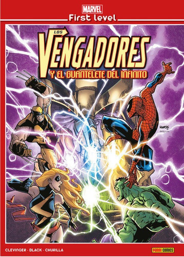 Marvel First Level 01: Los Vengadores Y El Guantelete Del Infinit, De Clevinger, Brian. Editorial Panini Comics, Tapa Dura En Español