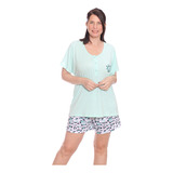 Pijama Talle Grande De Mujer Verano 880-local