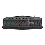 Teclado Gamer T-dagger T-tgk106 Tanker Rainbow Membrana Usb