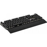 Teclado Mecânico Gamer Fortrek G Pro K7 Plus Preto Rgb Switch Krgd Blue Idioma Português Brasil Abnt2 Com Apoio De Pulso Magnético