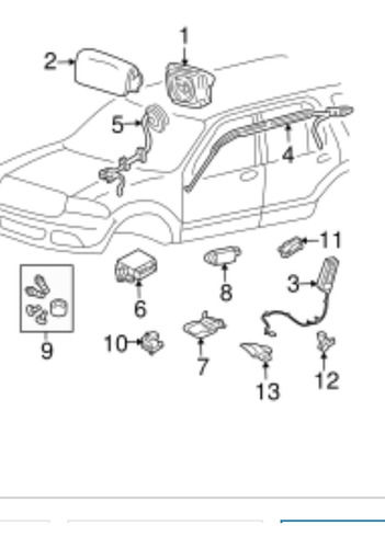 Sensor D Impacto Air Bag Ford Explorer/sport Trac/expedition Foto 7