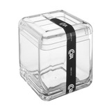 Porta Escova De Dente Coza Cube Cristal