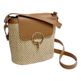 Bolso Tejido Elegante Con Correa Para El Hombro, Bolso De