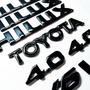 Emblemas Toyota Hilux V6 4.0 Negro Pega 3m Trd Toyota Hilux
