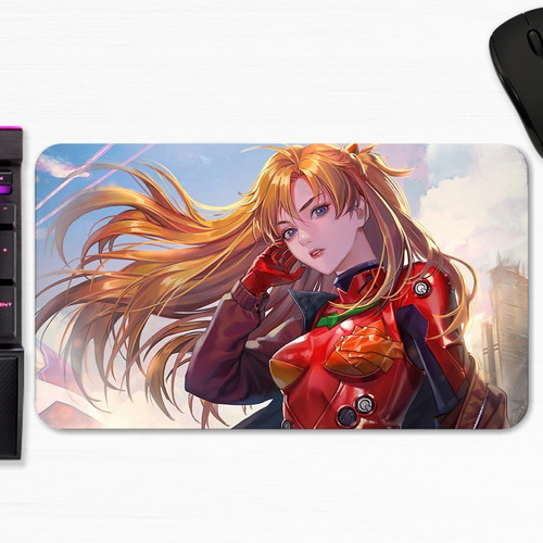 Mouse Pad Asuka Evangelion Anime Art Gamer M