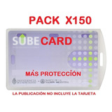 Porta Tarjeta Sube Card Mas Proteccion Pack X150 V. Crespo