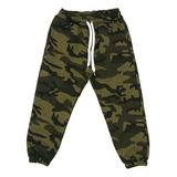 Pantalón Babucha Camuflado Niño Jogging Frisa Algodon  Nene