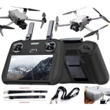 Capa+ Cordão Pescoço Controle Drone Dji Air3 Mavic Mini4 Pro