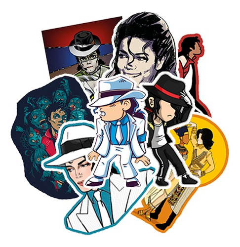 Pack Stickers Michael Jackson Calcos Vinilo Apum