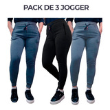 Pack 3 Jogger Buzo Pantalones Mujer Otoño Invierno