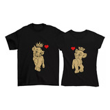 Playera Dúo Pareja Sim Nala Rey Reina Esposos Amor Regalo