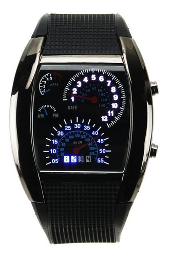 Reloj Led Hombre Digital Rapido Furioso Carro Moda Caballero