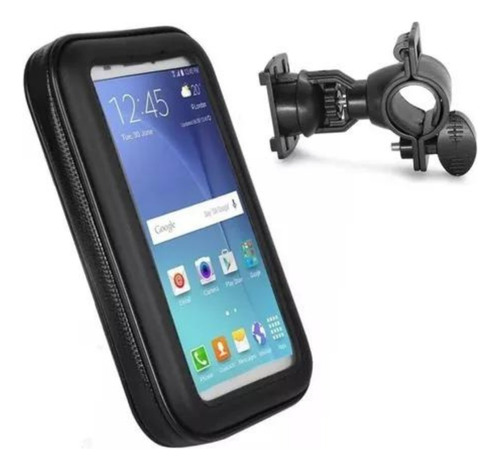 Suporte Case Para Celular Gps Moto Bike À Prova D'água Chuva