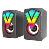 Altavoces Para Ordenador Minialtavoces Rgb Tipo Universal