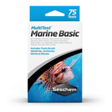 Teste Seachem Marine Basic: Multitest 75 Testes