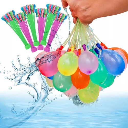 222 Globos De Agua De Colores Llenado Rápido Alberca Fiesta
