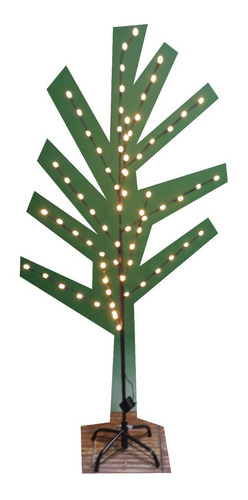 Arbol De Navidad En Flores Chamizo Con Luz Led