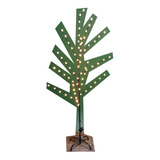 Arbol De Navidad En Flores Chamizo Con Luz Led