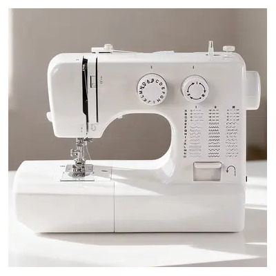 Máquina De Coser Portátil Eléctrica Cowin Ufr-818 Con 45 Puntadas Y Pedal Blanco