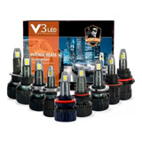 Ampolletas Led V3 H4 Intense Beam Con Ventilador 24w