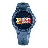 Reloj Tommy Jeans De Silicona Azul 1720028 Ss