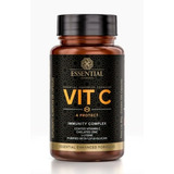 Vit C 4 Protect - Vitamina - Essential Nutrition - 120 Caps
