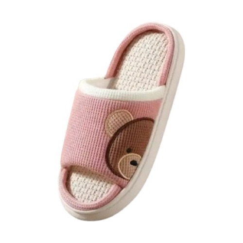 Sandalias Pantuflas Hombre/mujer/niños Kawaii Diseño Oso  