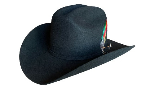 Sombrero Texana Negra 5x Goldstone