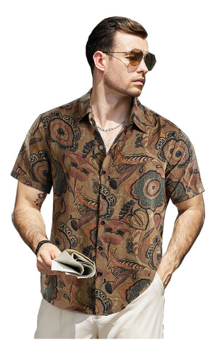Camisas Hawaianas Casuales Vatpave Para Hombre, Camisas Flor