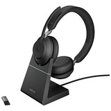 Estéreo Jabra Evolve2 65 Usb-a Uc Con Soporte De Carga - Aur