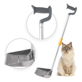 Iprimio Scoop Monster Stand Up Cat Litter Shaul - (plata) - 