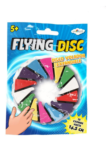 Juego Disco Volador Expandible Hasta 14.5cm