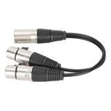 Cable Xlr A Micrófono Dual Hembra Estéreo Balanceado