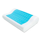 Almohada Memory Foam Sensor Gel Mantiene Fresco Con Funda