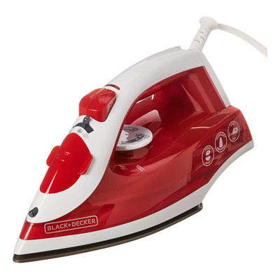 Black+decker IR20VR Plancha Compacta de Control Variable S Color Rojo | Envío gratis