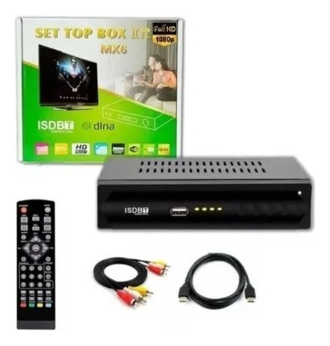 Sintonizador Tv Digital Hdtv Full Hd Isdb-t Con Hdmi Y Rca