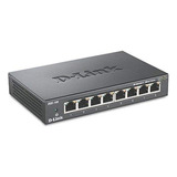 Conmutador Gigabit Ethernet D-link Dgs-108 De 8 Puertos