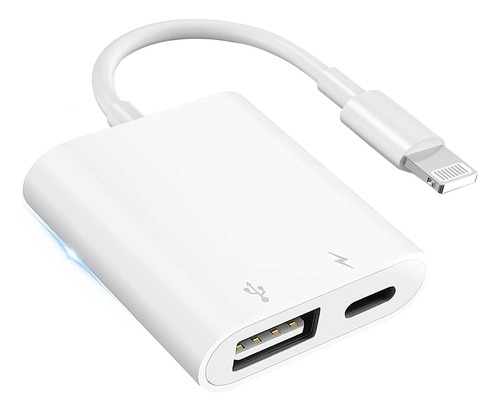 Adaptador De Camara Lightning A Usb Para iPhone Con Puerto D