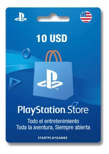 Tarjeta Psn 10 Usd - Entrega Inmediata - Region Usa