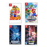 4 Juegos De Nintendo Switch Super Mario Y Pokémon