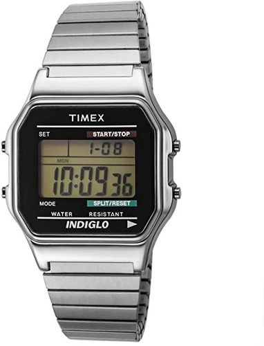 Reloj Hombre Timex Con Luz Indiglo, Cronógrafo T785879j