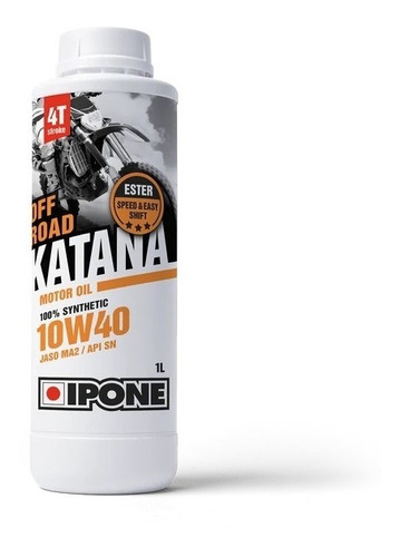 Aceite 100% Sintetico Ipone Katana Off-road 10w40