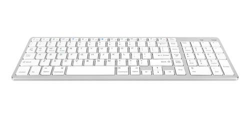 Teclado Inalámbrico Bluetooth Compacto Delgado Plano