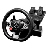 Volante Pro Gamer Driving 360° Joystick 7 Em 1 Vibração 