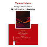 Del Ciudadano Y Leviathan, De Hobbes, Thomas. Editorial Tecnos, Tapa Blanda En Español