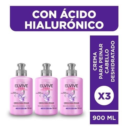 Kit Crema Para Peinar Elvive - mL a $22