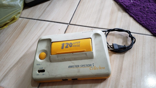 Master System 3 Collection 120 Carcaça Colada, Sem Parafusos, E Jogos Não Funcionam