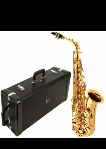 Sax Alto Eagle Sa 501 ( Brinde Um Suporte Hércules. 